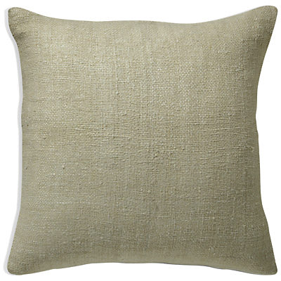 west elm Silk Hand Loomed Cushion White west elm Silk Hand Loomed Cushion White